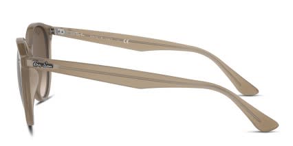 Ray-Ban RB4305F Brown , Neutrals glasses - Brown / Beige - Side View