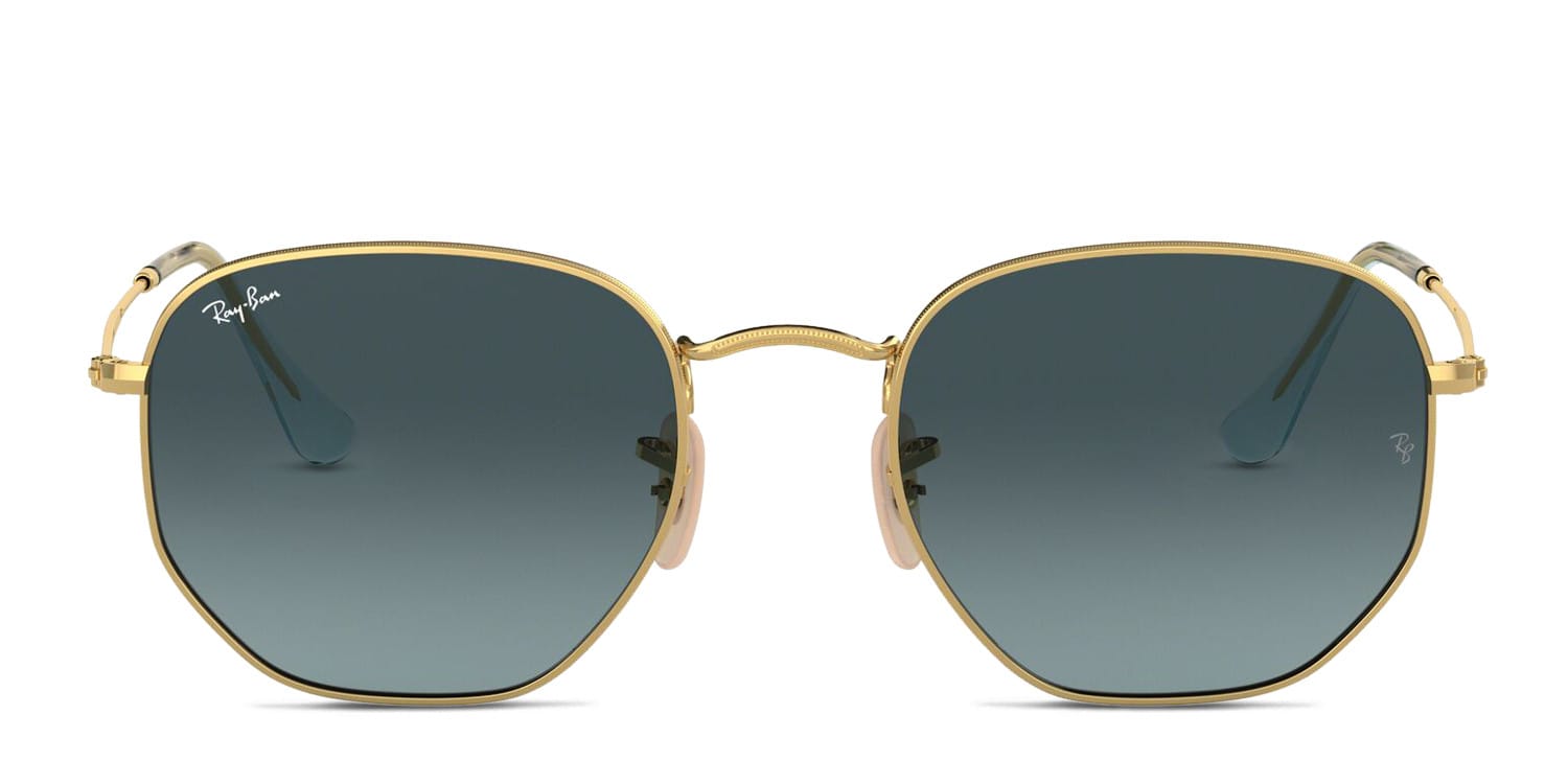 Ray-Ban RB3548N Hexagonal Blue , Gold , Gray Prescription