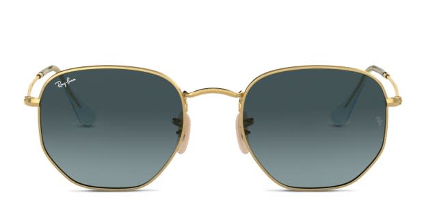 Ray-Ban RB3548N Hexagonal Blue , Gold , Gray Prescription