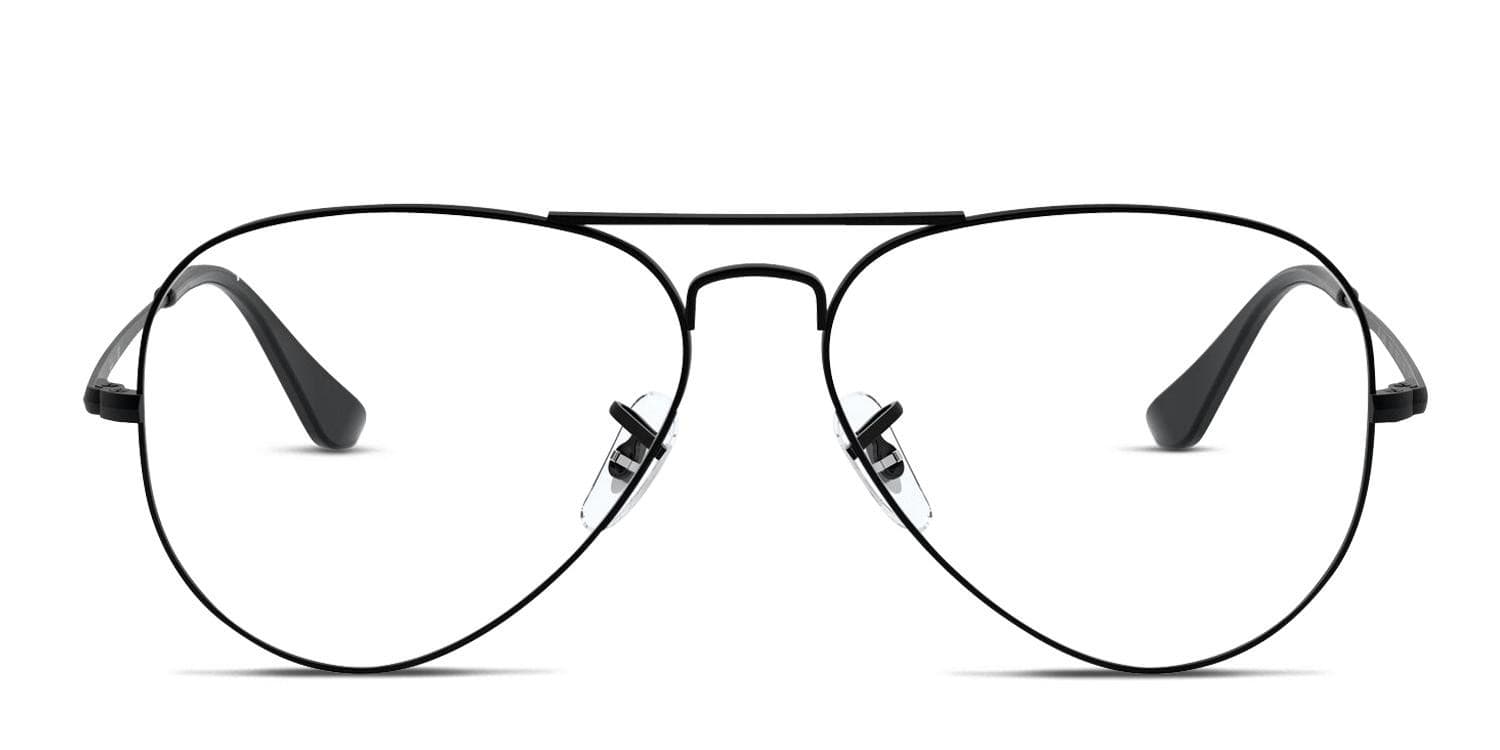 Ray-Ban RX6489 Aviator Black Eyeglasses | Includes FREE Rx Lenses