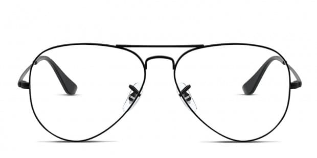 Ray Ban RX6489 Aviator Black Eyeglasses Includes FREE Rx Lenses