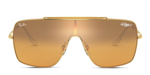 506436 [レイバン] サングラス 0RB3697 WINGS II WINGS II Sunglasses in Gold and Dark Blue - RB3697 | Ray-Ban® US