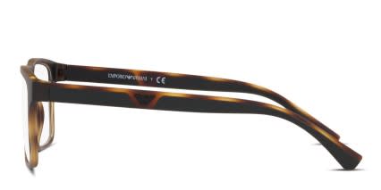 Emporio Armani EA4115 w/Clip-On Brown/Tortoise glasses - Brown / Tortoise - Side View