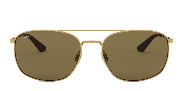 The Ray Ban 3654 is a stylish sunglasses frame crafted from steel. Sporting a fine wire front sleek arms and adjustable nose pads it s a seamless