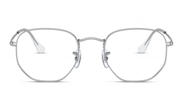 Ray ban hexagonal silver frame outlet