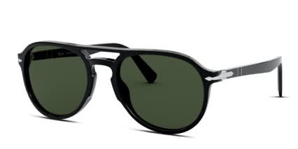 Persol PO3235S El Profesor Sergio Shiny Black glasses - Shiny Black - Angle View