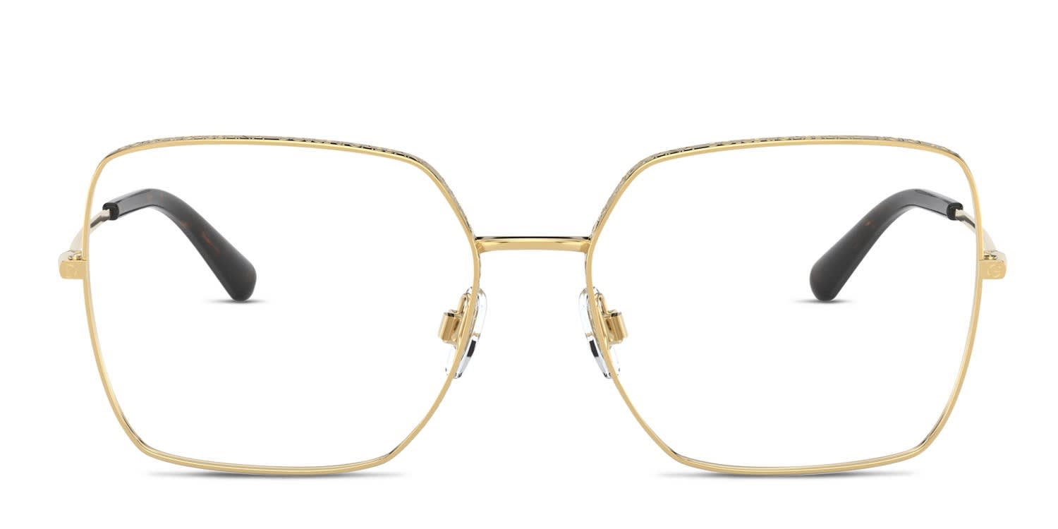 Dolce & Gabbana DG1323 Gold glasses - Gold - Frontal View