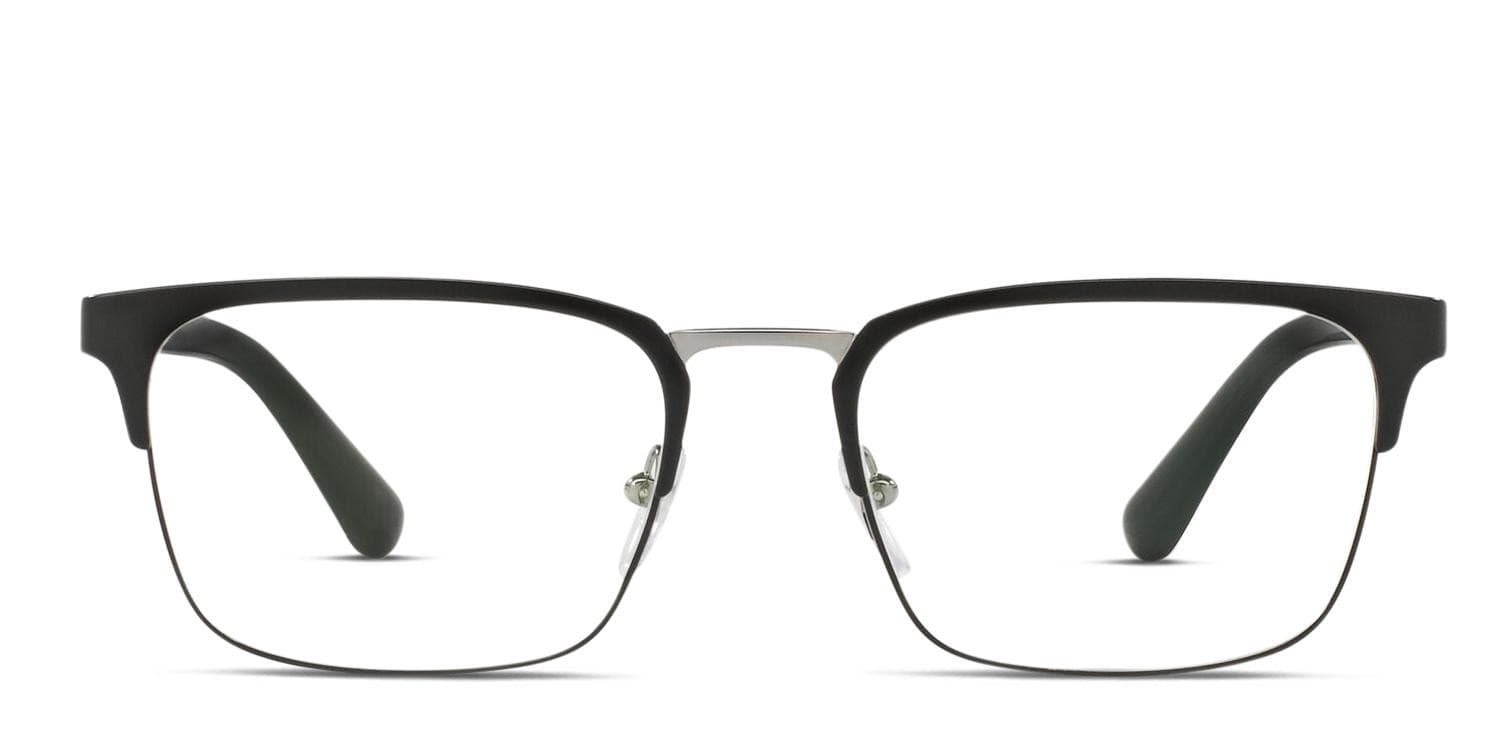 Prada PR 54TV Heritage Black, Silver glasses - Black / Silver - Frontal View