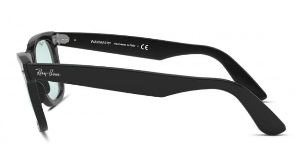Ray Ban RB2140F Wayfarer Black Blue Gray Prescription