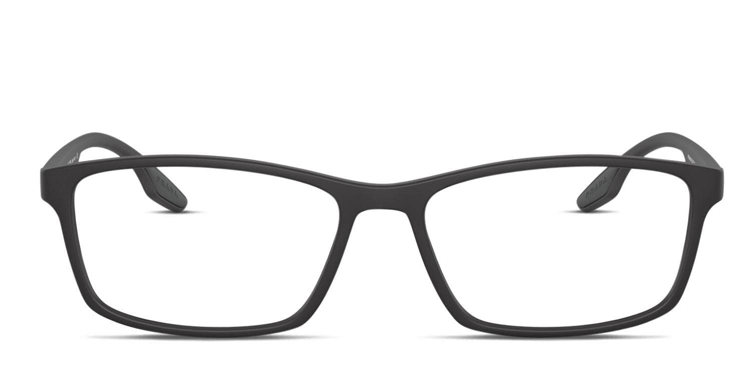 Prada Linea Rossa PS 04MV Matte Black glasses - Matte Black - Frontal View