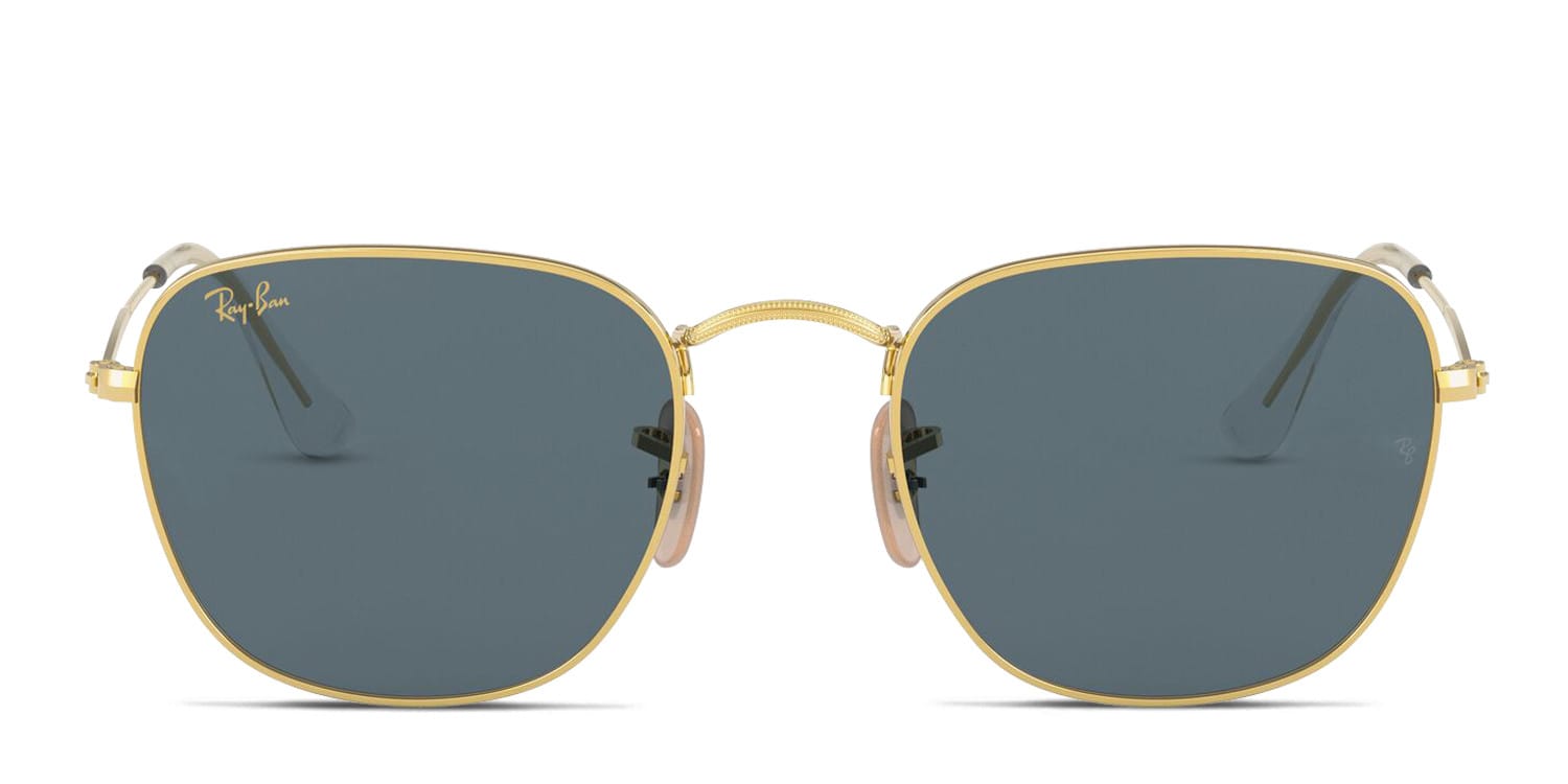 Ray-Ban RB3857 Frank Blue , Gold glasses - Blue / Gold - Frontal View