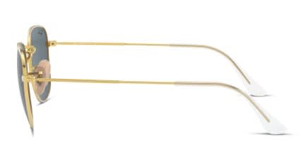 Ray-Ban RB3857 Frank Blue , Gold glasses - Blue / Gold - Side View
