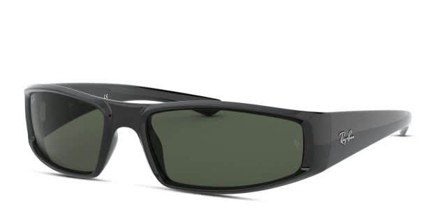 Ray-Ban RB4335 Matte Olive Green Rectangular Unisex Sunglasses w/ Case RB4385 Sunglasses in Green and Dark Green - RB4385 | Ray-Ban® US main image 2