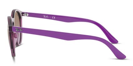 Ray-Ban RJ9064S Kids Purple , Clear glasses - Purple / Clear - Side View