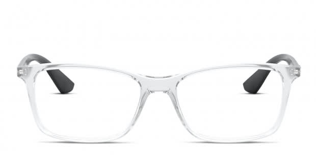 Ray Ban RX7047 Clear Black Eyeglasses Includes FREE Rx Lenses