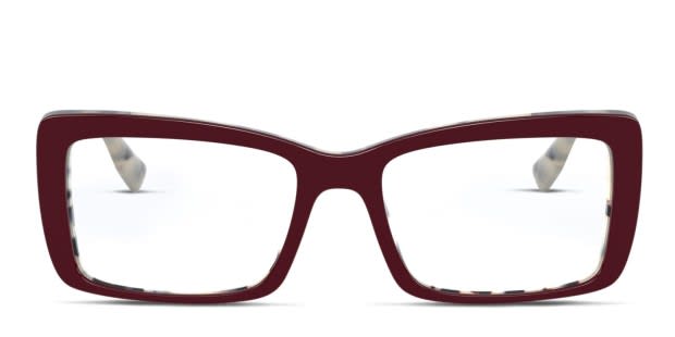 Miu miu red glasses cheap