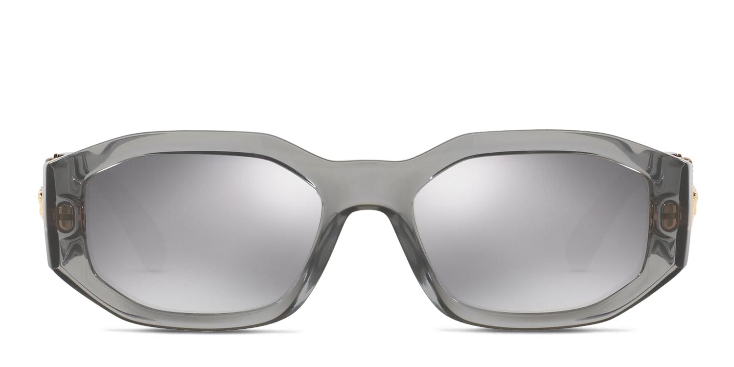 Versace VE4361 Gray, Clear glasses - Gray / Clear - Frontal View