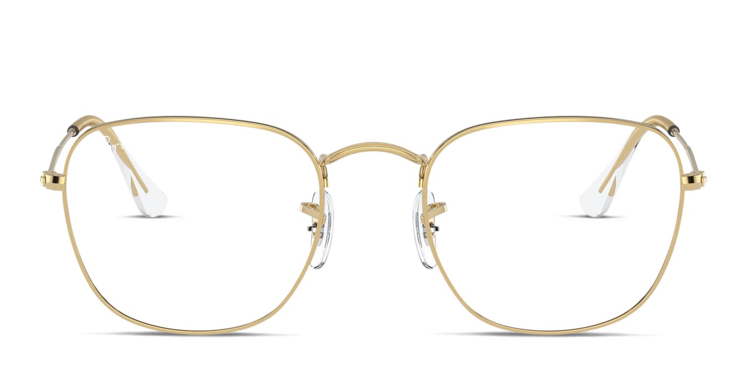Ray-Ban RX3857V Frank Gold glasses - Gold - Frontal View