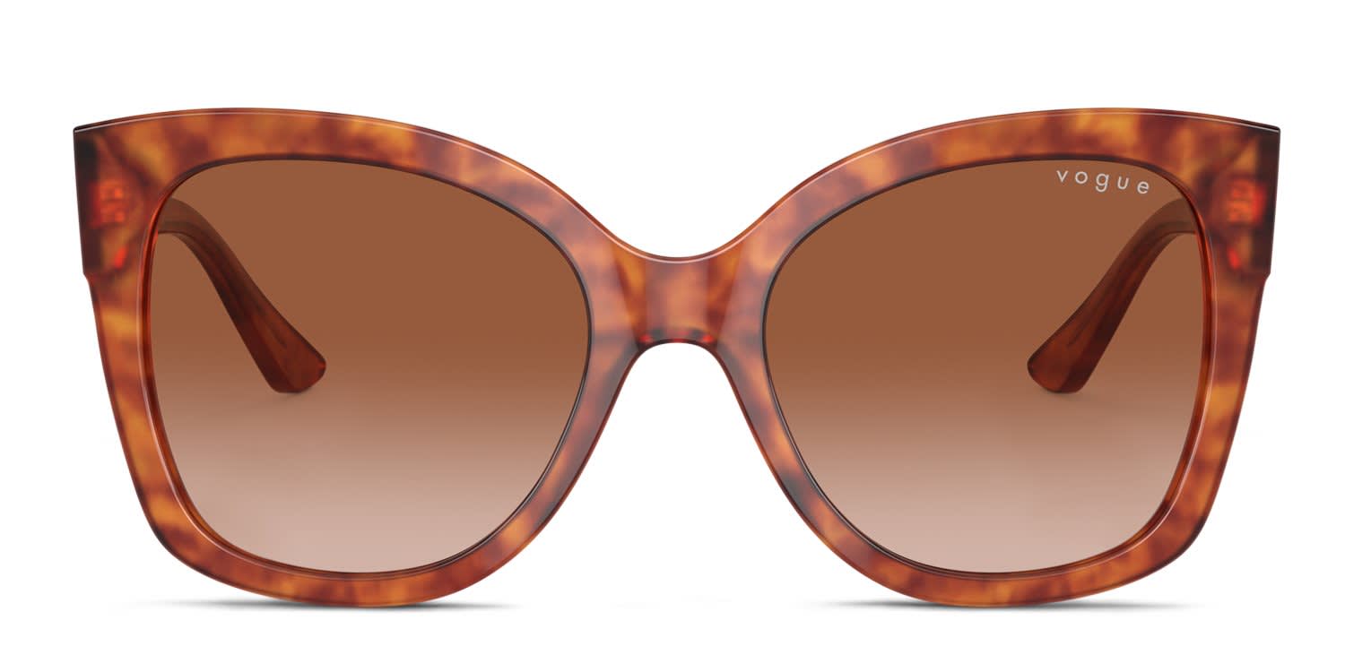 Coach HC8132 purple, tortoise frame with burgundy gradient lenses
