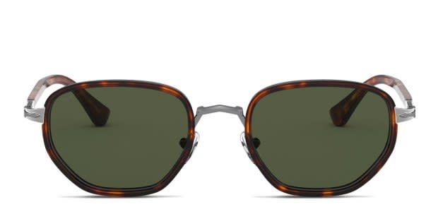 Persol サングラス ブラウン グラデーション 0PO2471S 50 Persol PO2471S Brown/Tortoise/Gunmetal Prescription Sunglasses