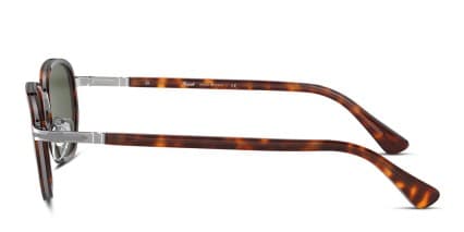 Persol PO2471S Brown, Tortoise, Gunmetal glasses - Brown / Tortoise / Gunmetal - Side View