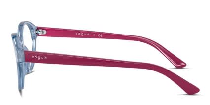 Vogue VY2005 Kids Blue, Clear glasses - Blue / Clear - Side View