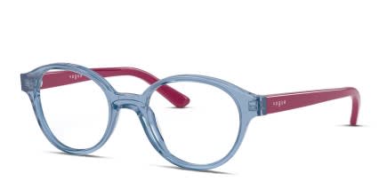 Vogue VY2005 Kids Blue, Clear glasses - Blue / Clear - Angle View
