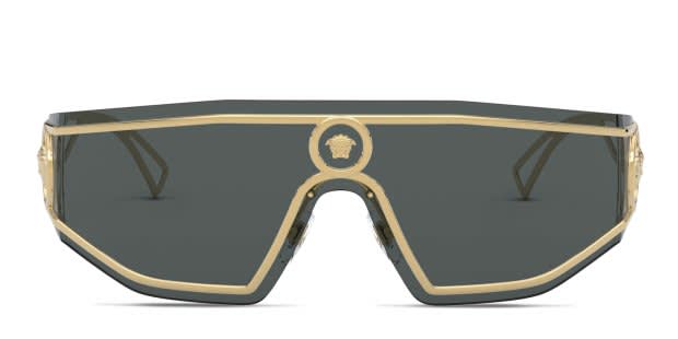 Versace VE2226 gold frame with grey lenses. Lenses provide  display picture 1
