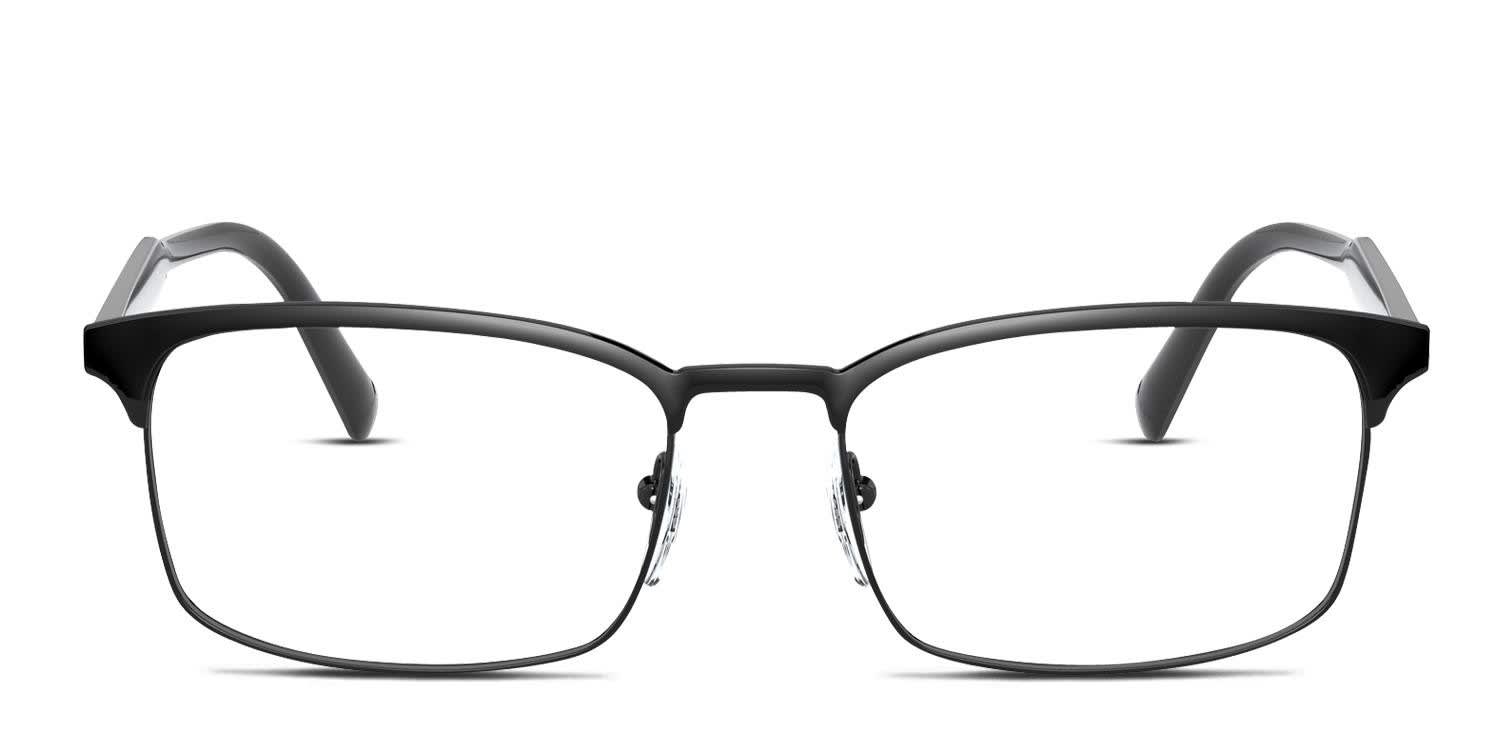 Prada PR54WV Shiny Black glasses - Shiny Black - Frontal View