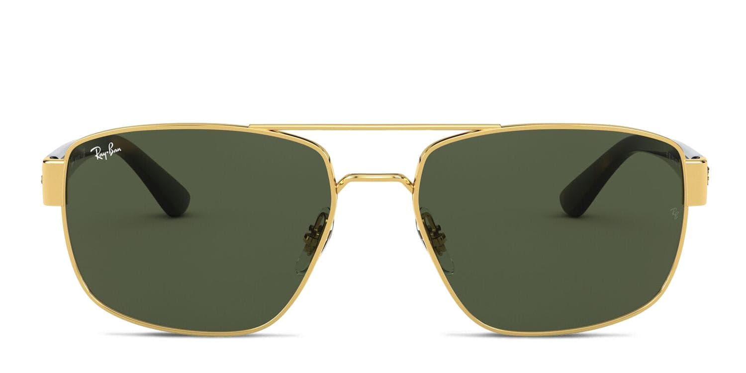 The Ray-Ban 3663 is a flashy sunglasses frame with luxurious flair