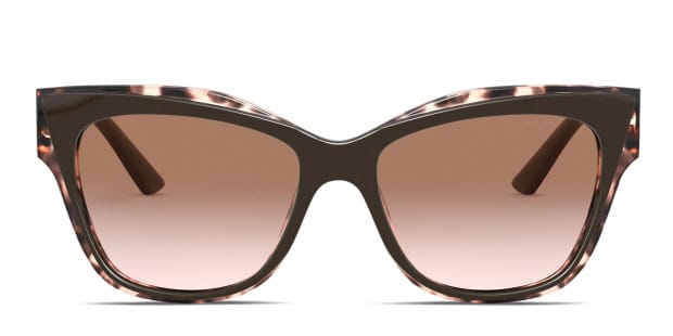 PRADA サングラス ブラウンフレームべっ甲　OPR03XSF 2AUBC1 楽天市場】プラダ サングラス レディース プラスチック ピンク x
