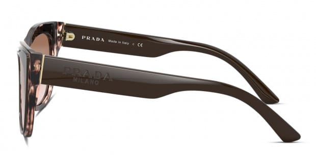 Prada PR23XS brown frame with brown gradient lenses. Lenses