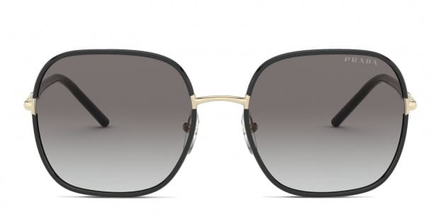 Prada PR67XS black frame with grey gradient lenses. Lenses provide