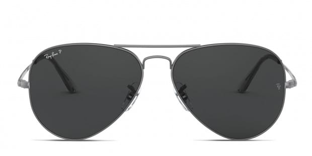 Ray-Ban RB3689 Aviator Metal II Gunmetal Sunglasses