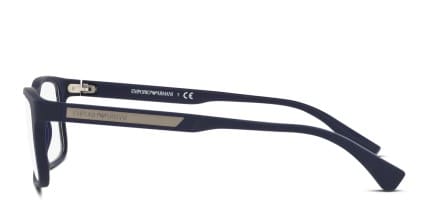 Emporio Armani EA3038 Blue glasses - Blue - Side View