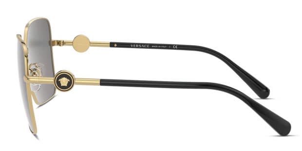 Versace VE2227 Gold Prescription Sunglasses - 50% Off Lenses