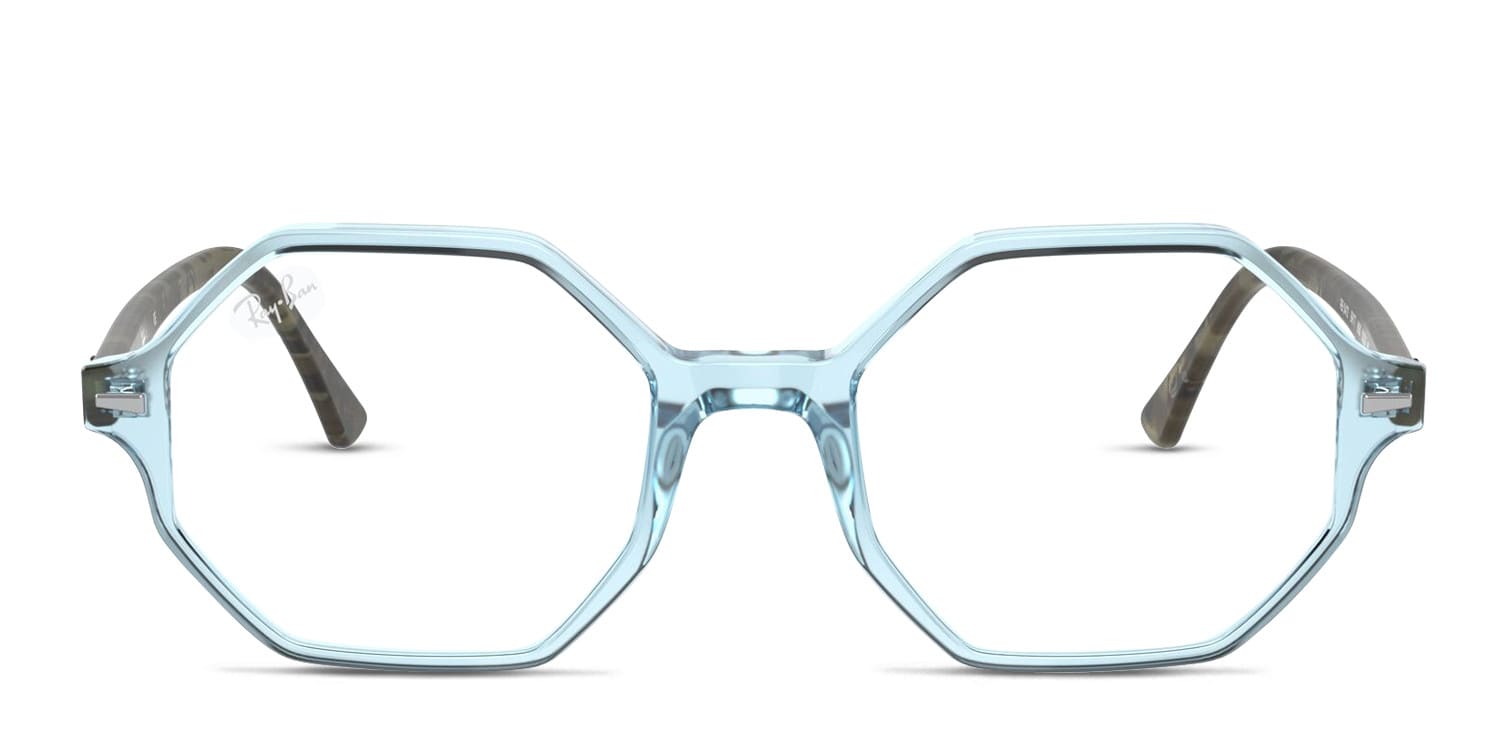 Ray-Ban RX5472 Britt Blue/Clear/Tortoise Prescription Eyeglasses