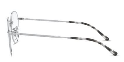 Ray-Ban RX6465 Jack Silver glasses - Silver - Side View