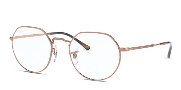 Ray-Ban RX6465 Jack Bronze Eyeglasses | Includes FREE Rx Lenses