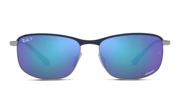 Ray-Ban RB3671CH blue , gunmetal frame with polarized grey  display picture 3