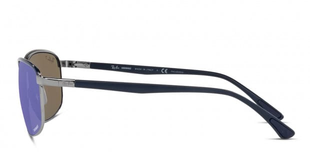 Ray-Ban RB3671CH blue , gunmetal frame with polarized grey