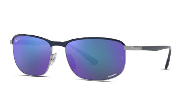 Ray-Ban RB3671CH blue , gunmetal frame with polarized grey