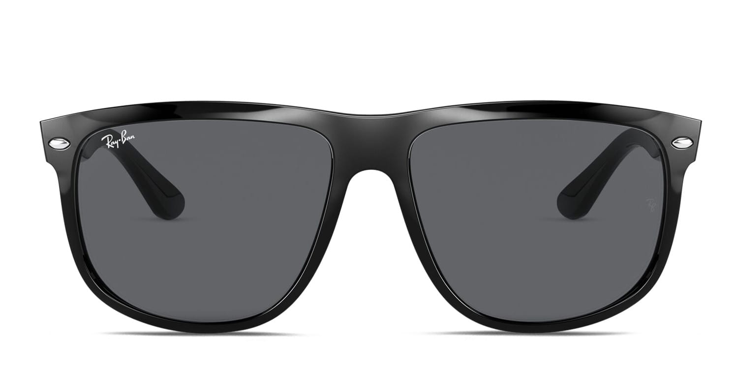 Ray-Ban RB4147 Boyfriend Black, Gray glasses - Black / Gray - Frontal View