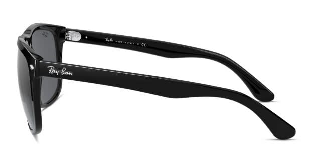 Ray-Ban RB4147 Boyfriend black frame with dark grey lenses. Lenses