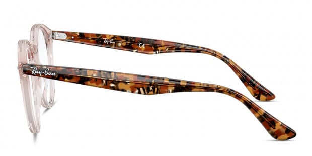 Ray Ban RX2180V Brown Clear Tortoise Prescription Eyeglasses