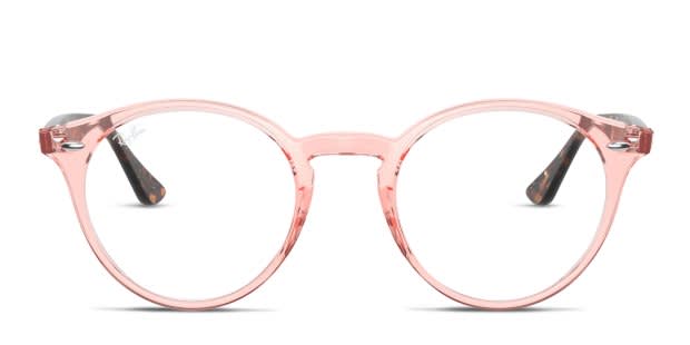 Ray-Ban Women\'s Round Tortoiseshell Frame Sunglasses with Pink Lenses Ray-Ban RB3447 Round Metal Gold/Pink Sunglasses main image 3