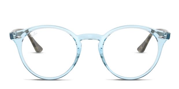 Ray-Ban RX2180V Blue/Clear/Tortoise Prescription Eyeglasses