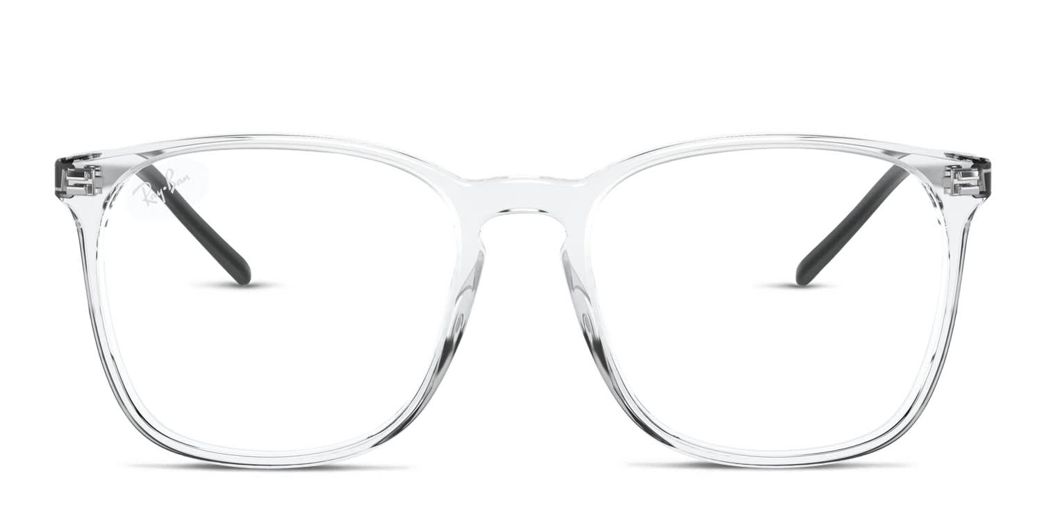 Ray-Ban RX5387 Clear/Black Eyeglasses | Includes FREE Rx Lenses