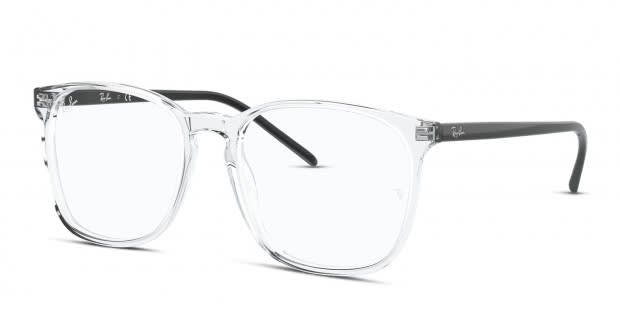 Black and clear ray ban eyeglasses store