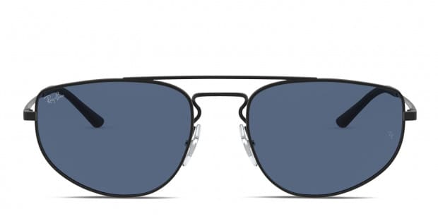 Ray ban black frame blue lens store